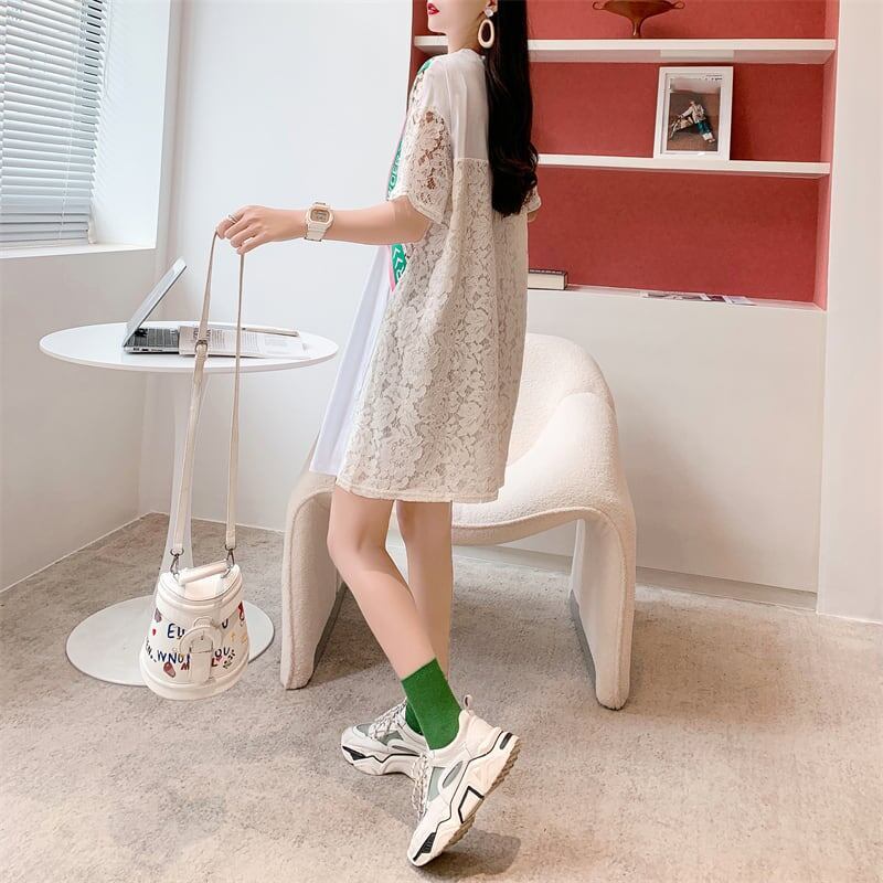 スタイリッシュ プリント 一目惚れ Tシャツ カットソー＜S-3265＞