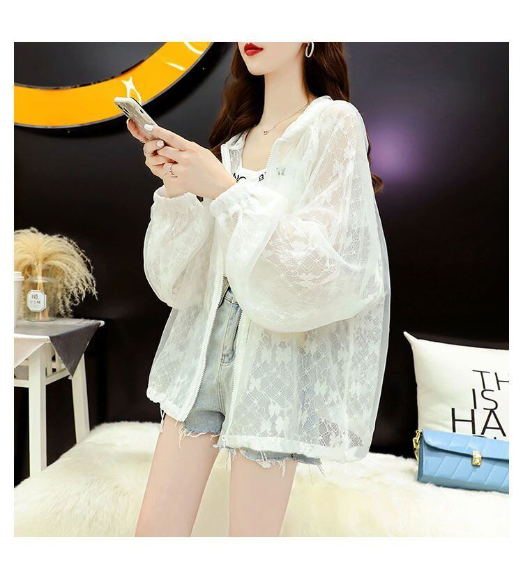 美人度アップ 超人気 売り切れ必至 シンプル 透け感 日焼け対策 シャツ ＜S-11299＞