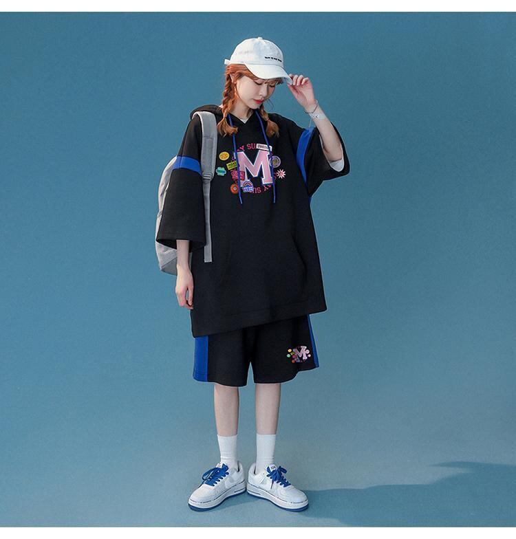 早い者勝ち カジュアル 絶対流行 半袖Ｔシャツⅹパンツセット<S-6534>