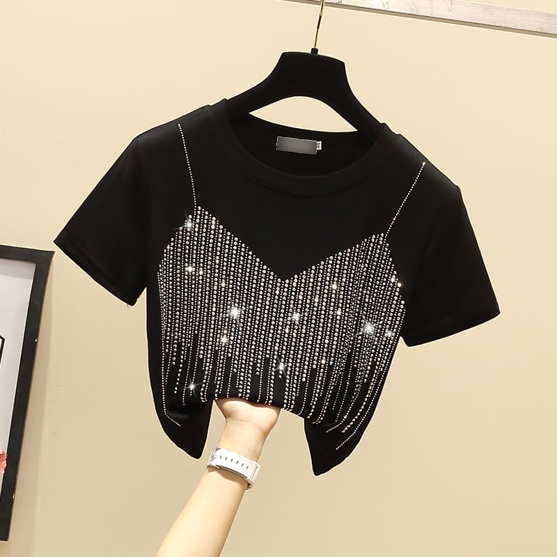 売り切れ必至 絶対流行 好感度UP 早い者勝ち カジュアル 2色選択 Tシャツ<S-11508>