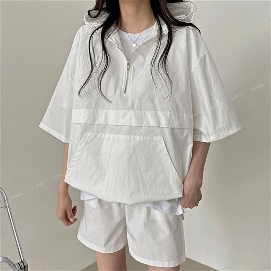 今季マストバイ カジュアル 真夏も快適 4色 半袖 Tシャツ ショートパンツ セットアップ ＜S-11156＞