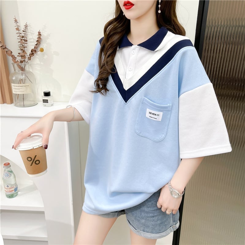 着心地抜群 切り替え 女性力を高める Tシャツ カットソー＜S-3299＞