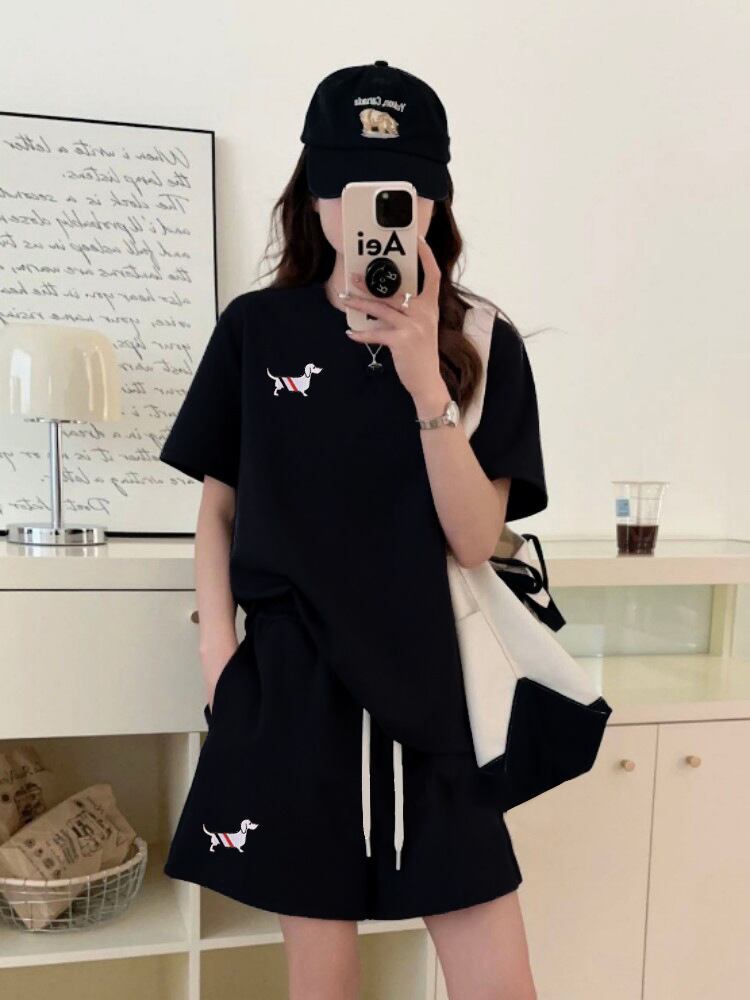 人気上昇中 着心地良い 真夏も快適 カジュアル 全5色 半袖 Tシャツ ショートパンツ セットアップ ＜S-9216＞