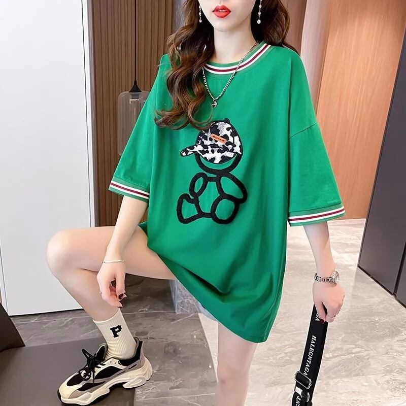定番シンプル 好感度UP 海外トレンド カジュアル 全3色 半袖 Tシャツ ＜S-11486＞