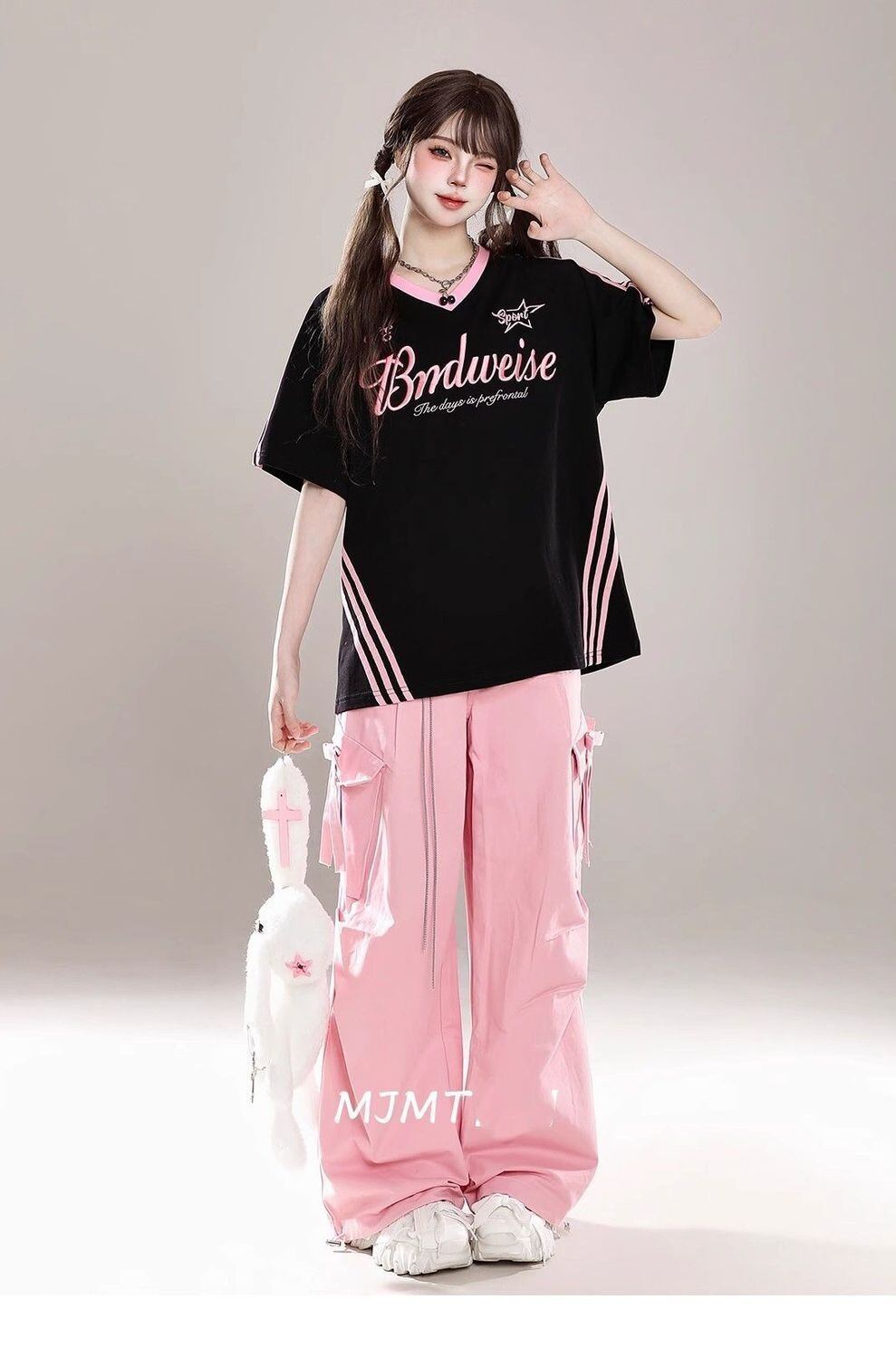 大好評 好感度UP 海外トレンド カジュアル 全3色 半袖 Tシャツ ＜S-11107＞