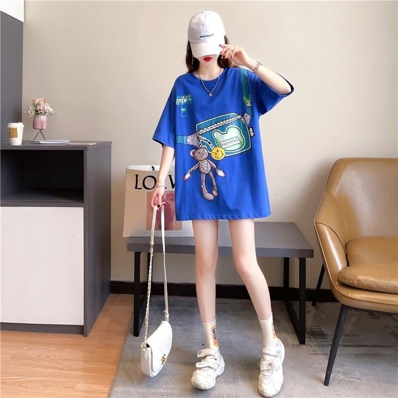 個性的なデザイン 3色選択可 一目惚れ プリント Tシャツ カットソー＜S-3062＞