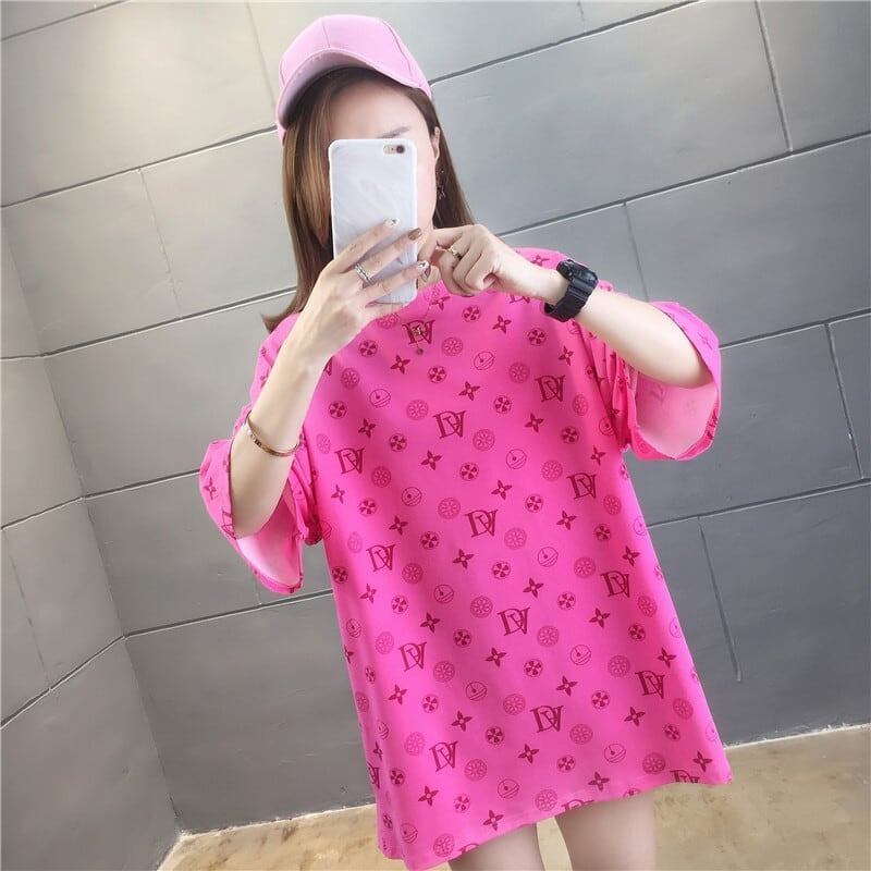 高級感溢れる プリント 美感いっぱい Tシャツ カットソー＜S-3316＞