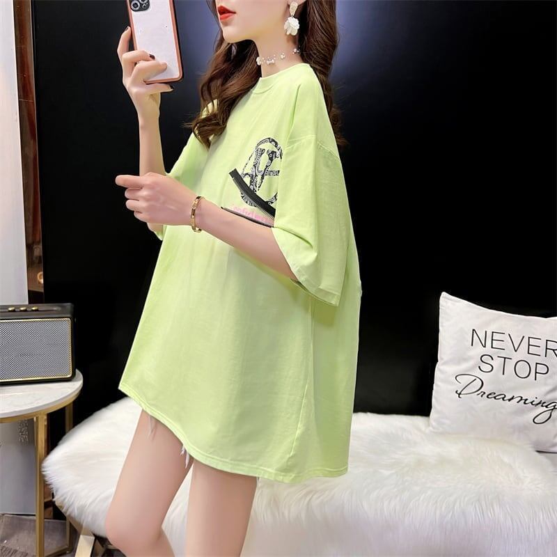 デザイン感 3色選択可 合わせやすい Tシャツ カットソー＜S-3055＞