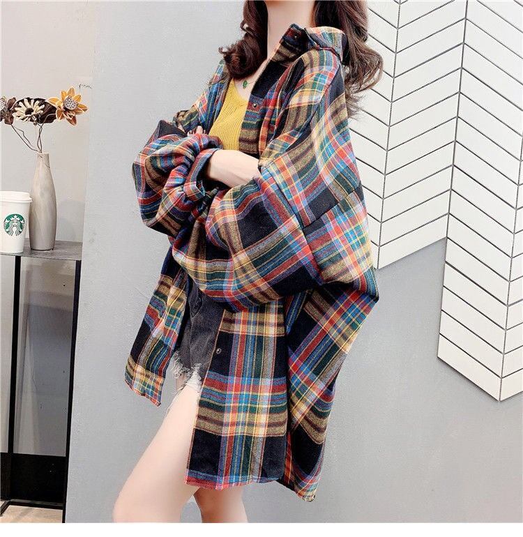 定番シンプル チェック柄 アクティブも綺麗も叶う シャツ ＜S-9235＞