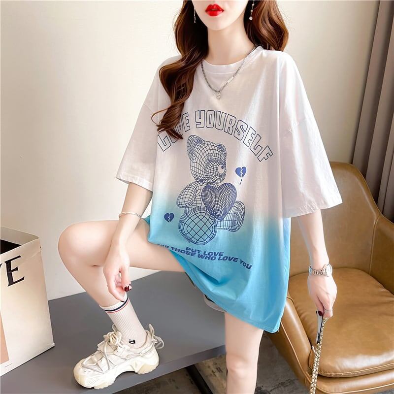 好感度満載 3色選択可 着心地抜群 グラデーション Tシャツ カットソー＜S-3225＞