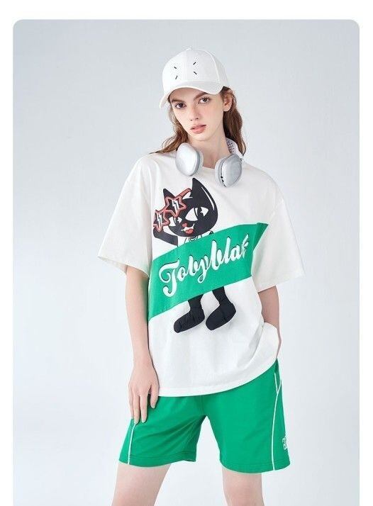 絶対欲しい 絶対流行 今季マストバイ 早い者勝ち カジュアル 2色選択 Tシャツ<S-11658>