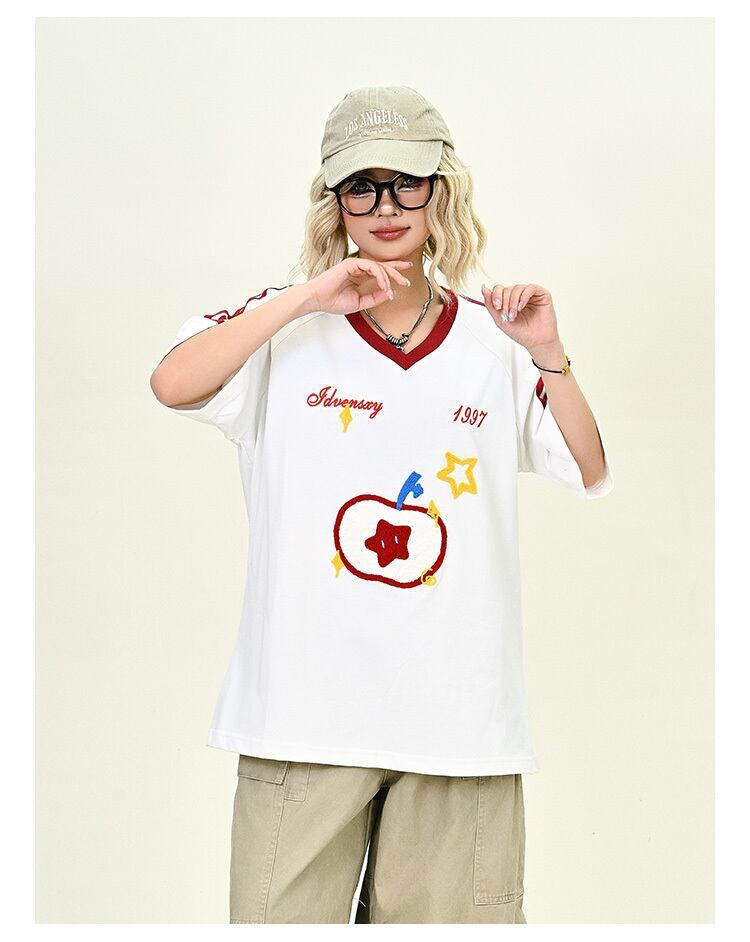 売り切れ必至 早い者勝ち 絶対流行 カジュアル 2色選択 Tシャツ<S-11545>