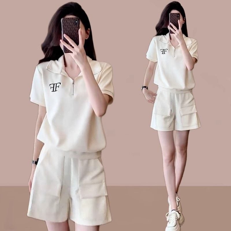 真夏も快適 半袖 カジュアル Tシャツ ショートパンツ セットアップ ＜S-11140＞
