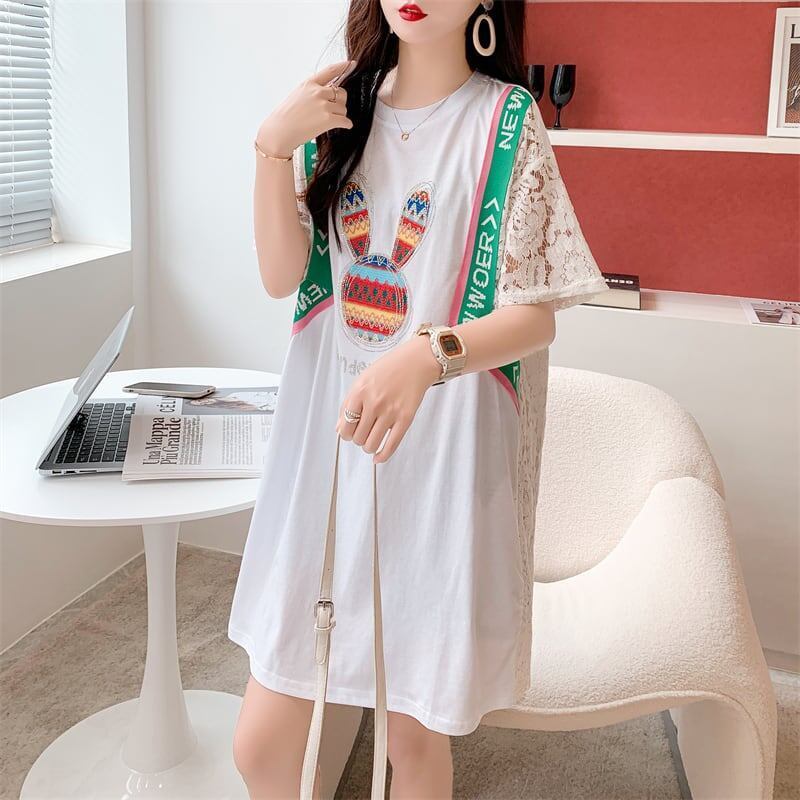 スタイリッシュ プリント 一目惚れ Tシャツ カットソー＜S-3265＞