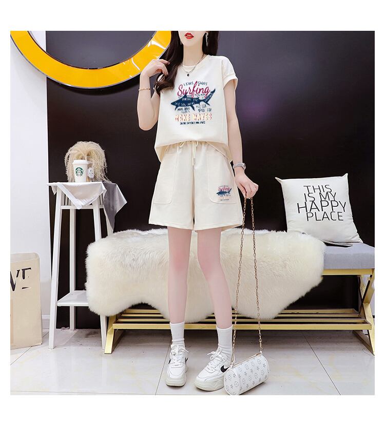 今季マストバイ ファッション カジュアル 半袖Ｔシャツⅹパンツセット全3色 <S-8265>