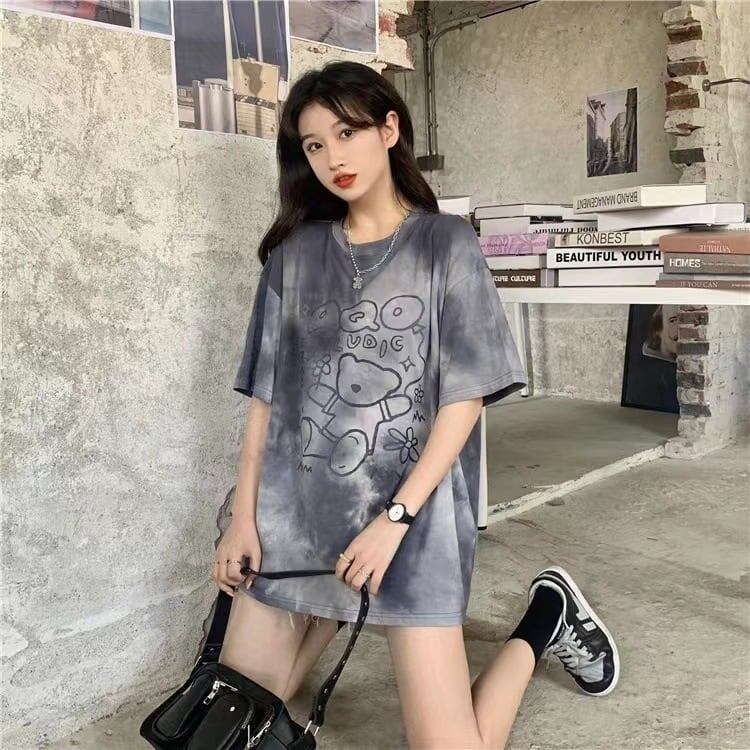 期間限定 個性派 超人気 絞り染め ゆったり 3種選択可 半袖 Tシャツ＜S-8773＞