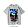人気商品 目立つ ラウンドネック カジュアル 半袖 Tシャツ <S-13043>