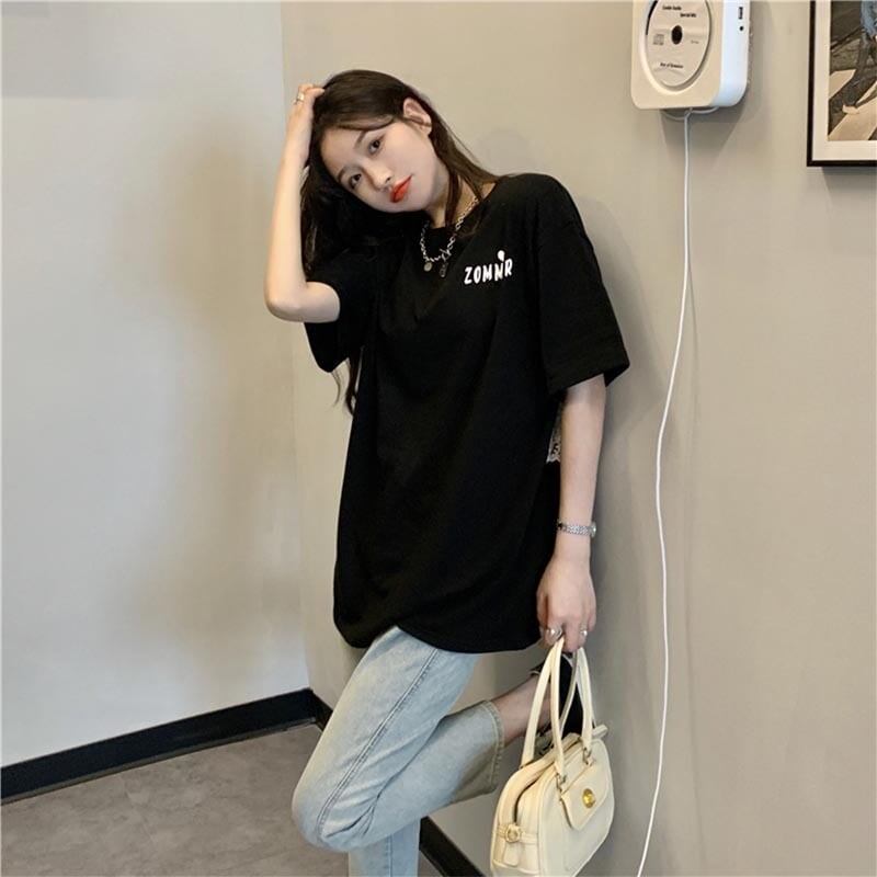 オシャレ度満点 切り替え 一目惚れ プリント Tシャツ カットソー＜S-3560＞