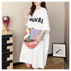 スタイリッシュ プリント カジュアル Tシャツ カットソー ワンピース＜S-8285＞