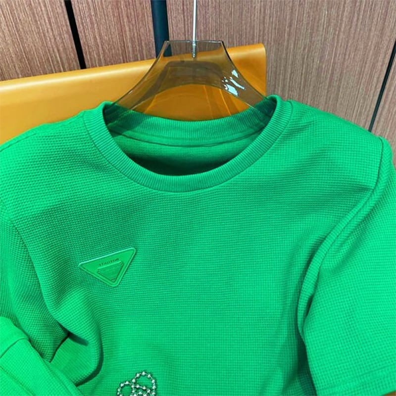 スタイリッシュ 切り替え 一目惚れ Tシャツ＋ショートパンツ セットアップ＜S-3488＞