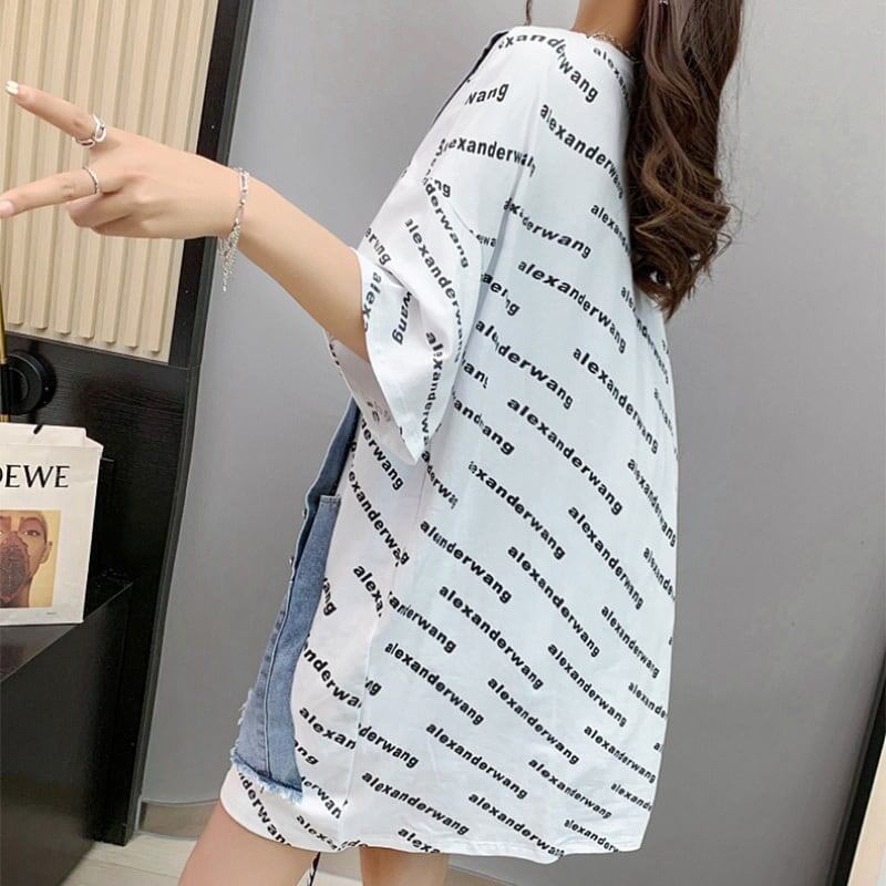 美感いっぱい ラウンドネック 一目惚れ 切り替え ワンピース＜S-2945＞