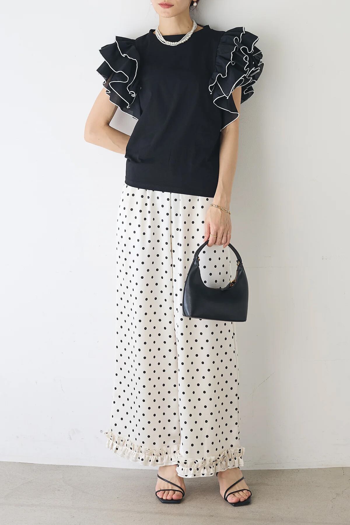 美人度アップ 早い者勝ち 大人可愛い カジュアル 共2色 Tシャツ<S-12149>