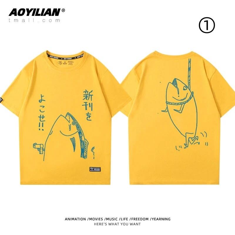 着回し力抜群 おすすめ シンプル プリントロゴ 半袖 Tシャツ-A2632