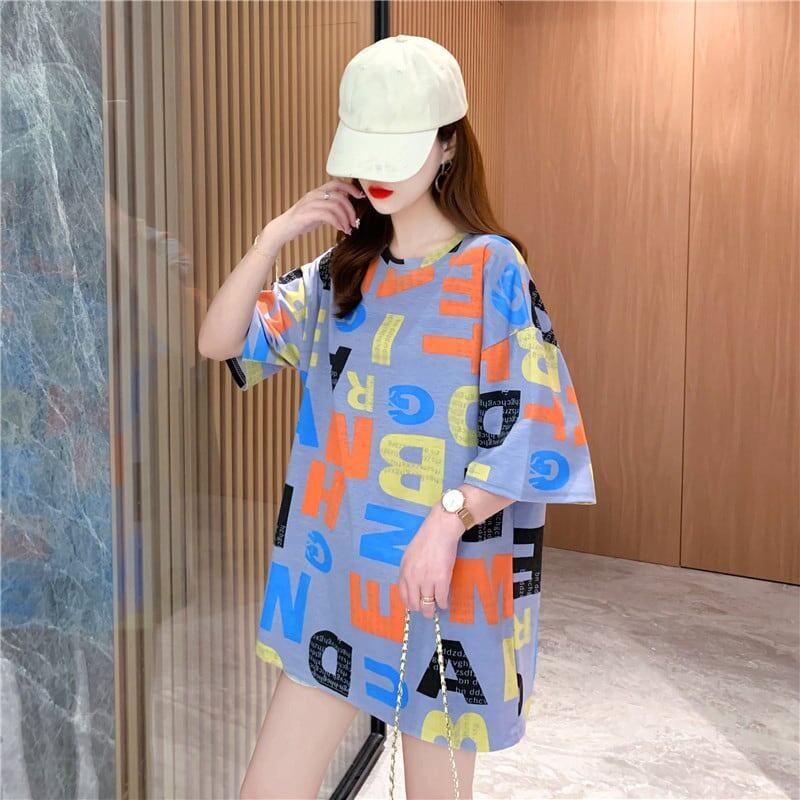 カジュアル 3色選択可 好感度満載 プリント Tシャツ カットソー＜S-3323＞
