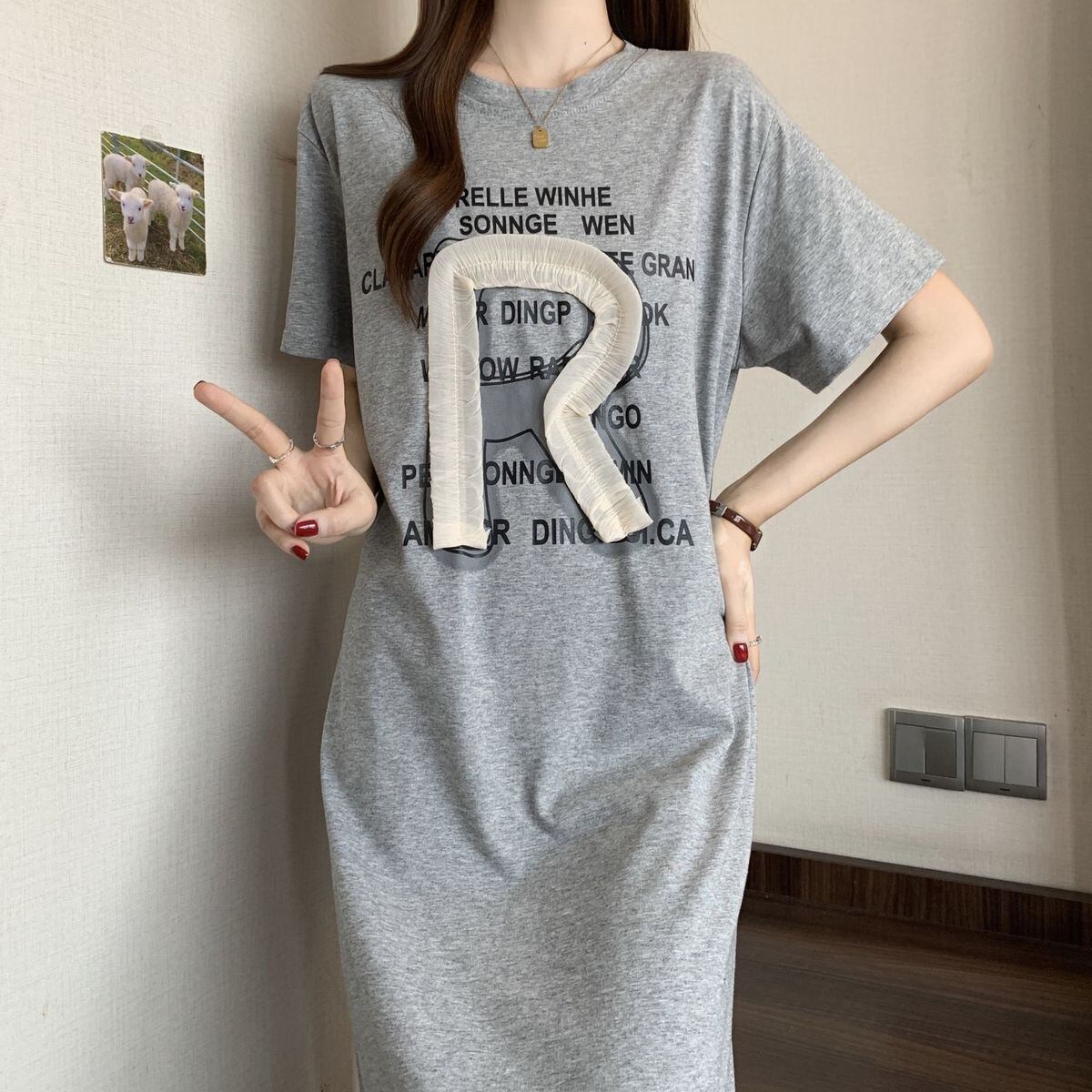 絶対流行 デザイン性抜群 美人度アップ 2色選択可 ワンピース<S-11127>