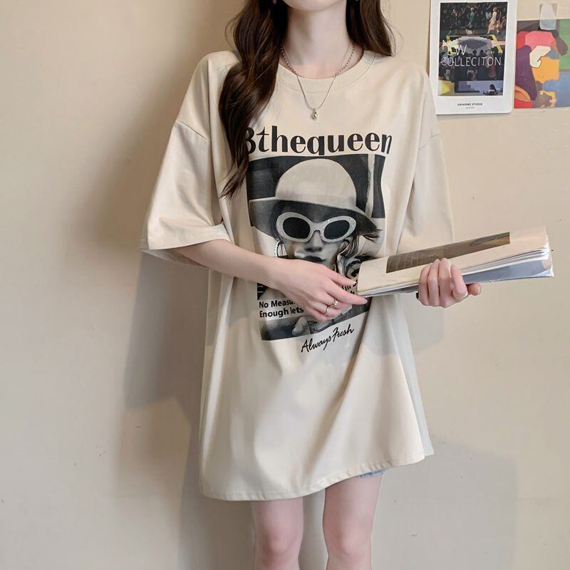話題沸騰中 レース アバンギャルド 切り替え ホットダイヤモンド 3色選択 半袖Tシャツ＜S-8547＞