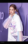 プリント ゆったり 半袖 Tシャツ <S-13129>