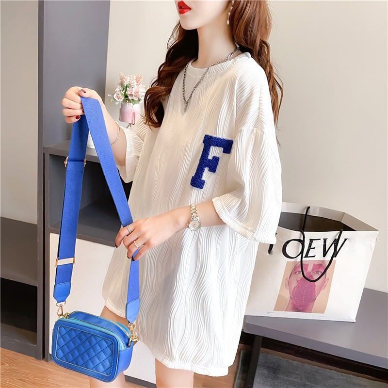 好感度満載 ラウンドネック 美感いっぱい Tシャツ カットソー＜S-3061＞