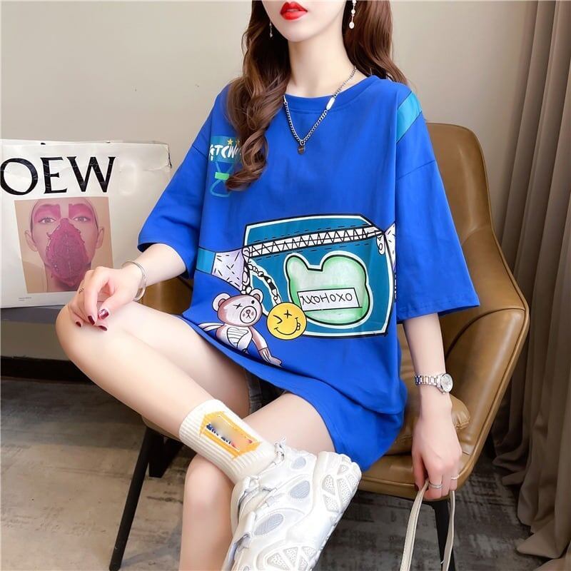個性的なデザイン 3色選択可 一目惚れ プリント Tシャツ カットソー＜S-3062＞