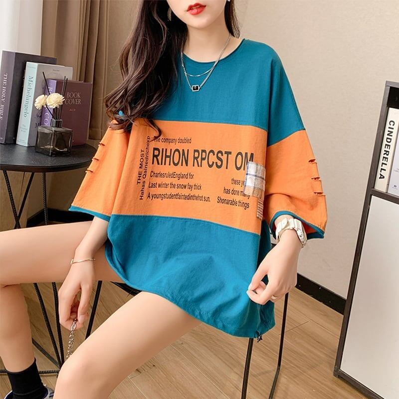 オシャレ度満点 3色選択可 美感いっぱい Tシャツ カットソー＜S-3042＞