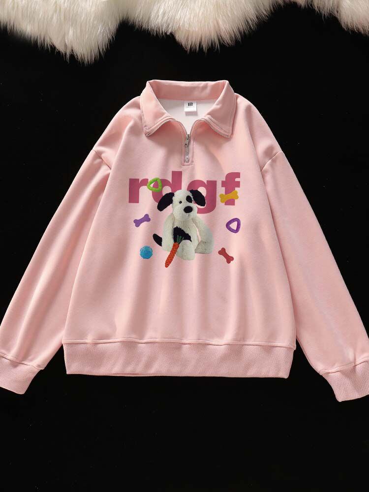 【裹起毛】好感度UP sweet系可愛い オシャレデザイン パーカー<S-10334>