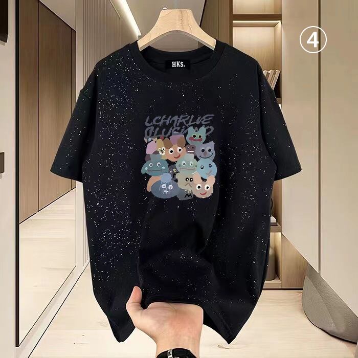 新商品 プリント カジュアル 選べるデザイン4種類 全2色 Tシャツ カットソー＜S-8585＞