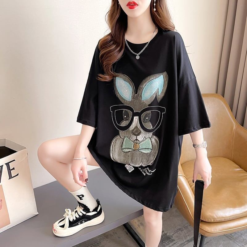 今季大好評 切り替え 美感いっぱい プリント Tシャツ カットソー＜S-3495＞