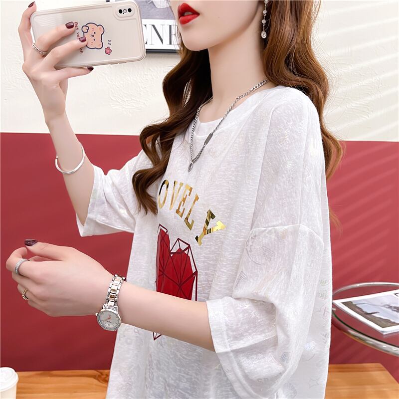 話題沸騰中 ファッション 個性派 プリント 全3色 半袖Tシャツ<S-8508>