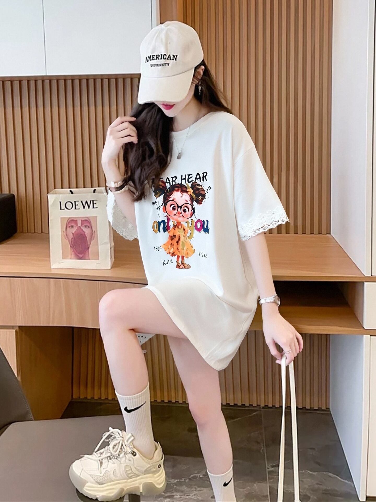 美人度アップ カジュアル 好感度UP 全4色 半袖 Tシャツ ＜S-11118＞