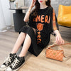 春夏新作 プリントTシャツ ロング アルファベット ＜S-2809＞