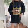 プリント ゆったり 半袖 Tシャツ <S-13129>