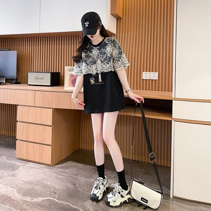 おすすめ 絶対流行 売れ筋 早い者勝ち カジュアル 2色選択 Tシャツ<S-11346>