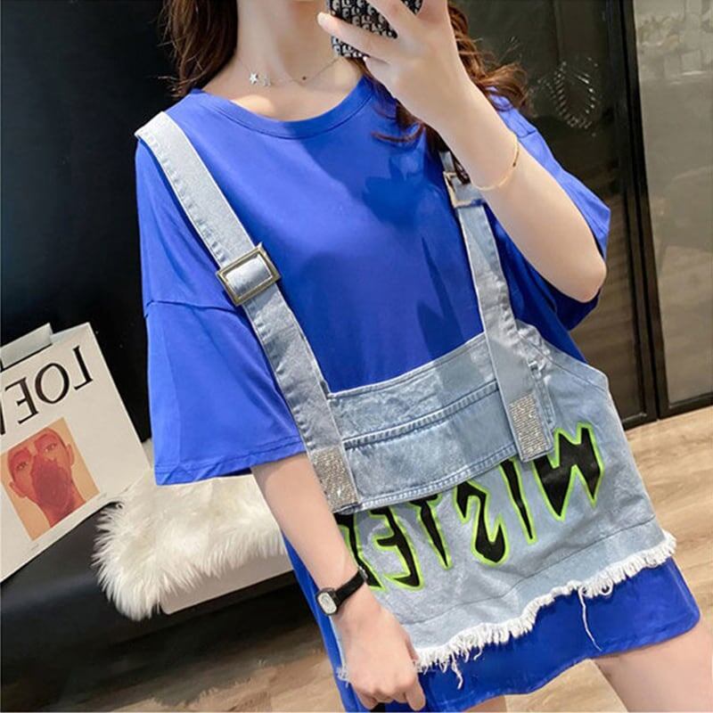 個性的なデザイン 3色選択可 一目惚れ Tシャツ カットソー＜S-3056＞
