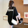 清純甘くて女子力UP ラウンドネック 一目惚れ カートゥーンプリント Tシャツ＜S-2817＞