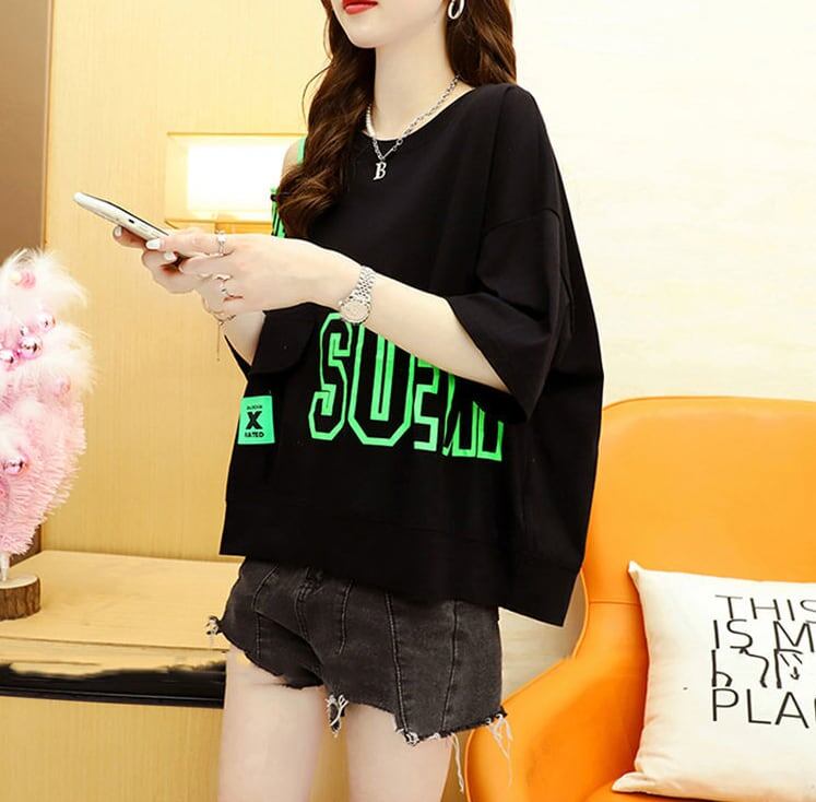 今季マストバイ プリント全3色 アバンギャルド 半袖Tシャツ＜S-8167＞