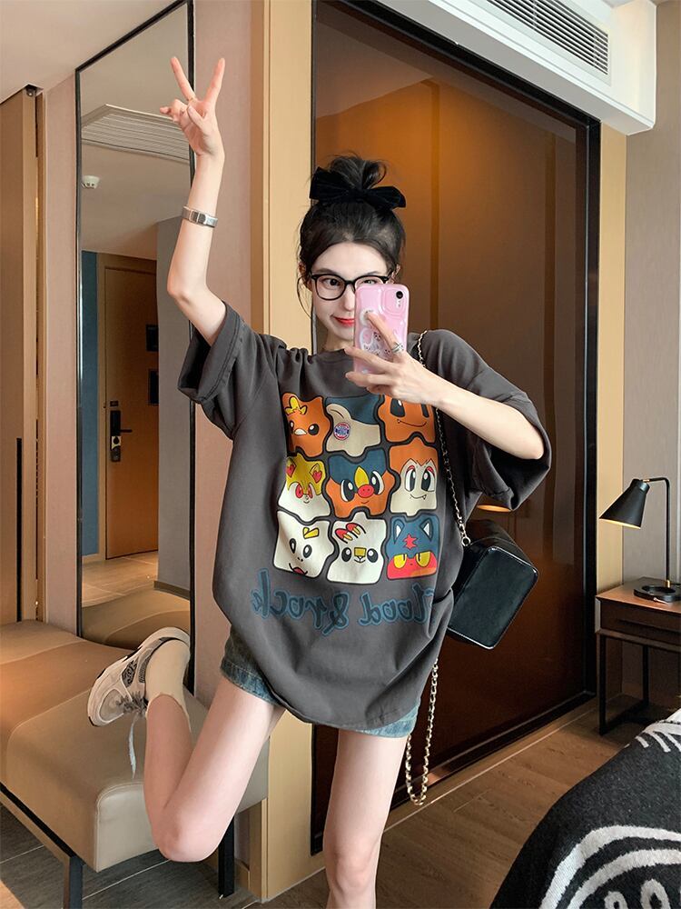 話題沸騰中 高級感溢れる オシャレ度満点 Tシャツ カットソー＜S-8369＞