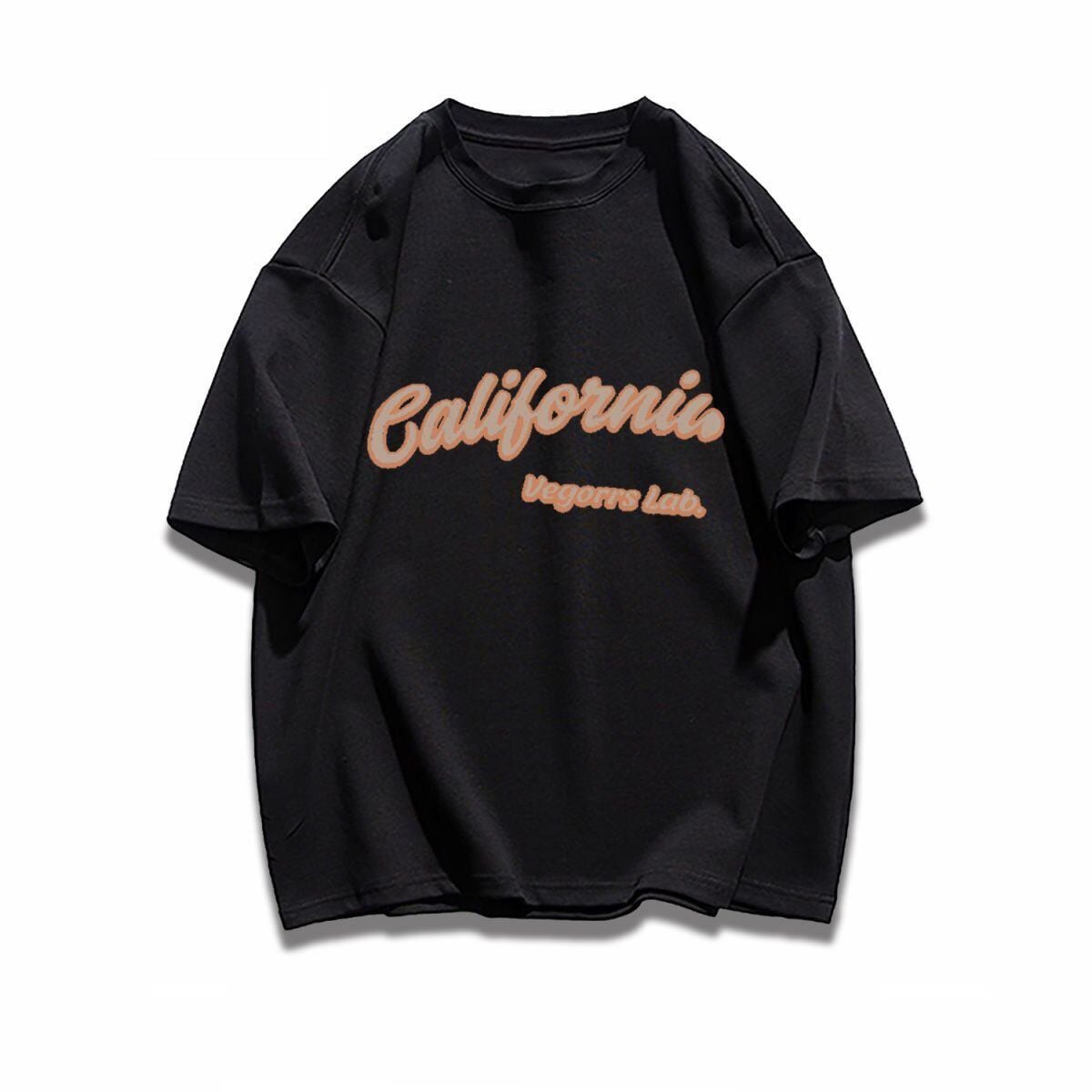 早い者勝ち カジュアル ファッション感満々 ダブルプリント 全5色 半袖Tシャツ<S-9271>