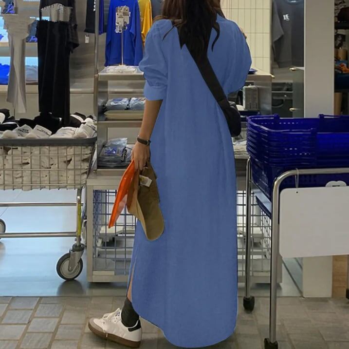デニム 美人度アップ 今季マストバイ デザイン性抜群 2色選択可 ワンピース<S-11228>