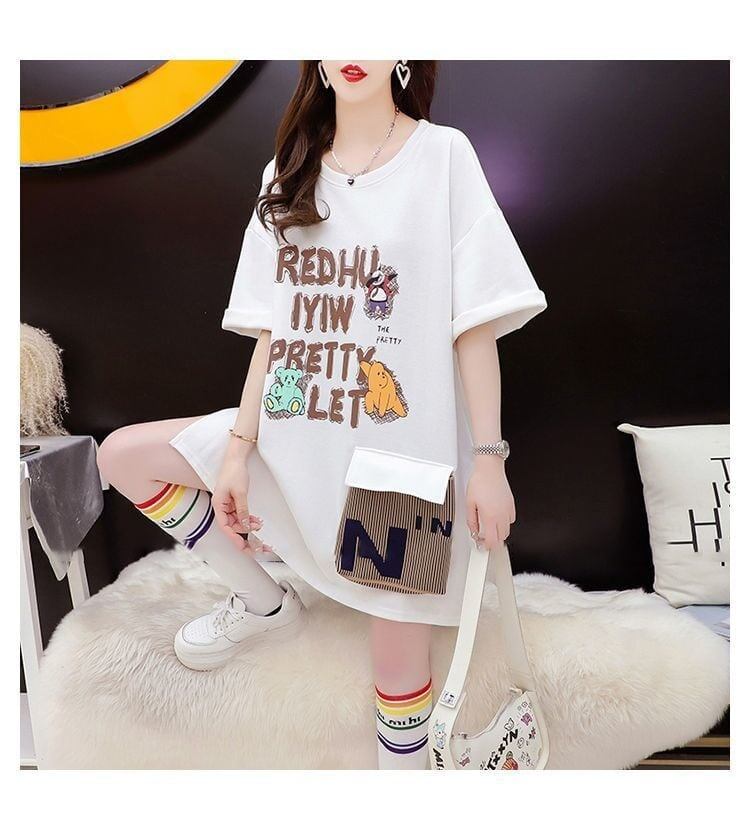 ウエスタン風立体ポケット付き半袖Tシャツ<S-2966>