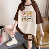 話題沸騰中 特別デザイン アバンギャルド プリント全4色 半袖Tシャツxパンツセット<S-8772>